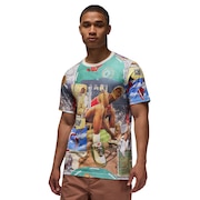 (メンズ)バスケットボールウェア フライト エッセンシャル 半袖プリントTシャツ FZ1923-100