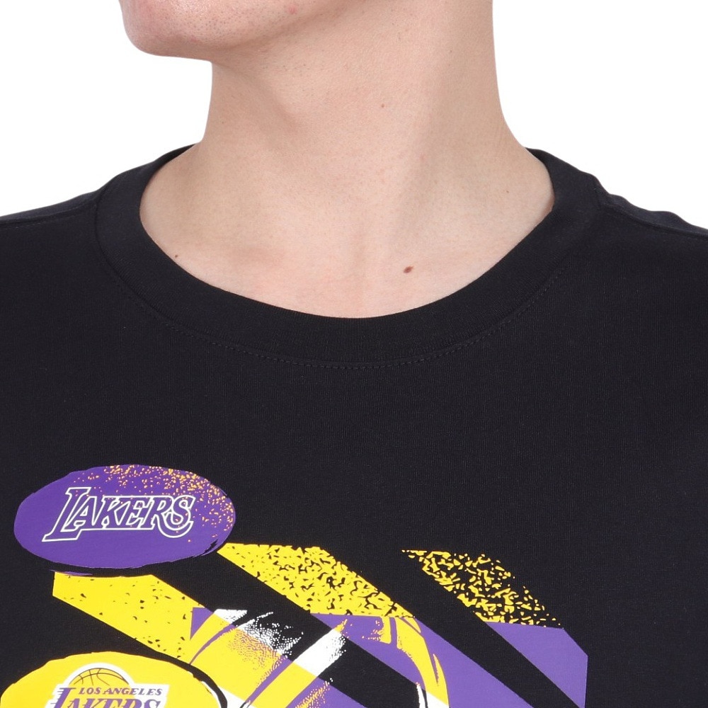 ナイキ（NIKE）（メンズ）バスケットボールウェア ロサンゼルス・レイカーズ コートサイド NBA 半袖Tシャツ HF0882-010