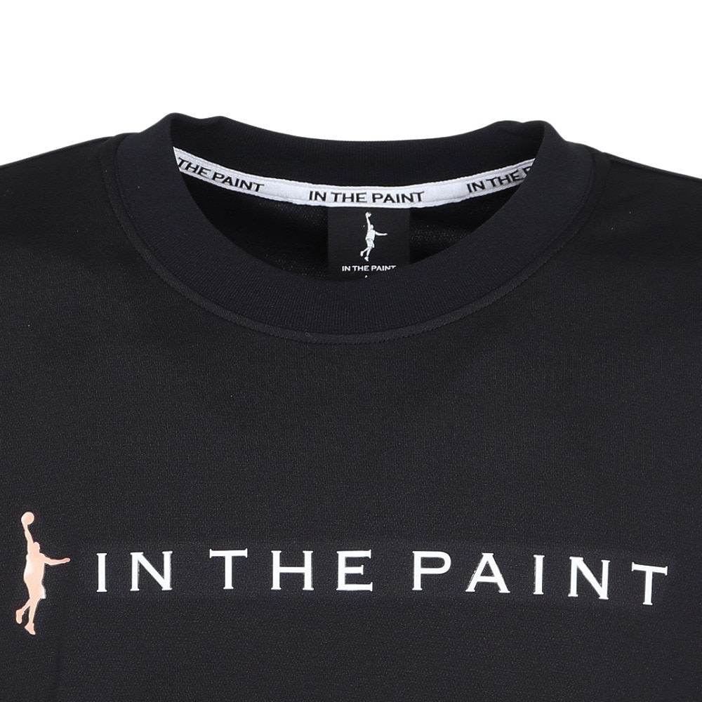 インザペイント（IN THE PAINT）（メンズ、レディース）バスケットボールウェア 半袖Tシャツ ITP24405BLK