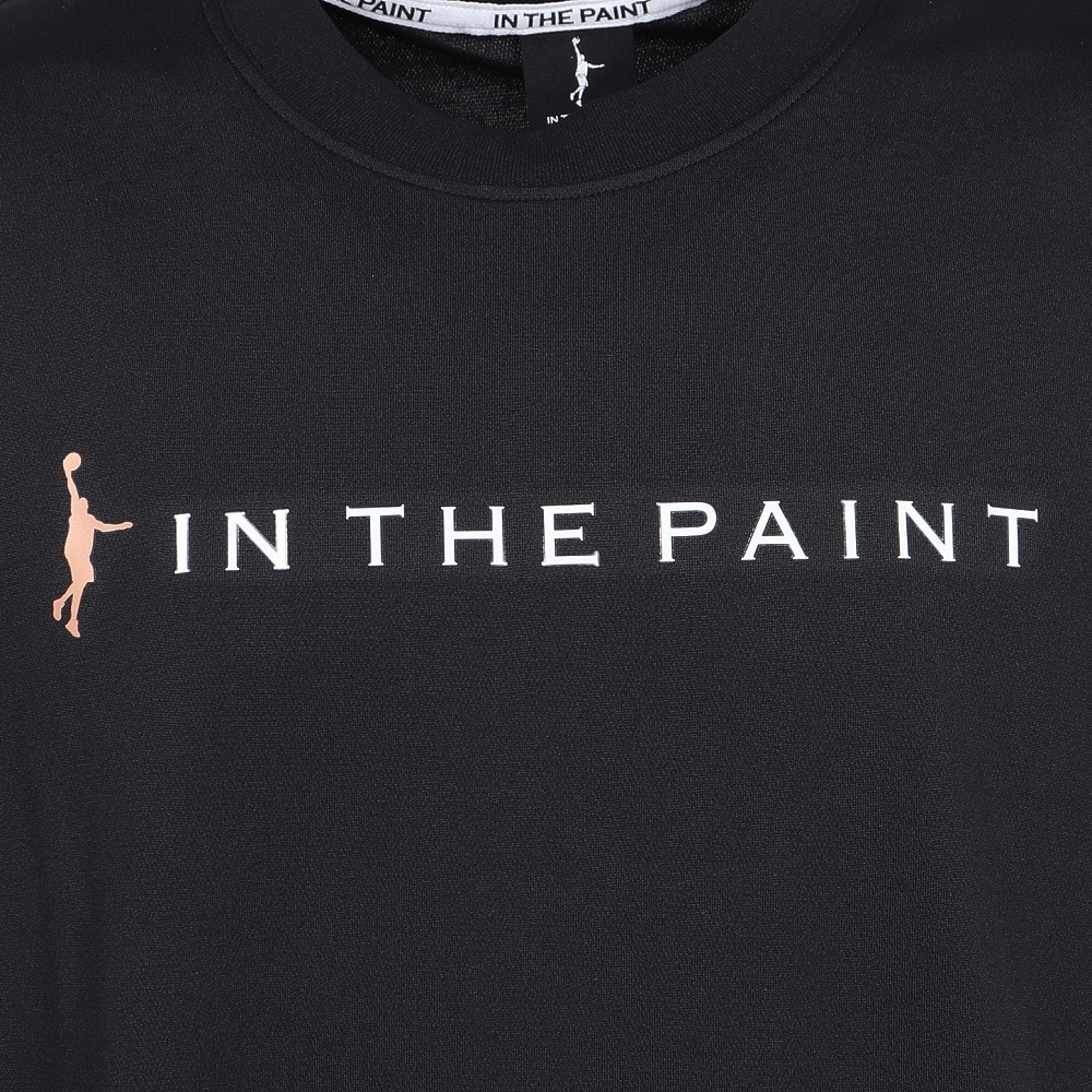 インザペイント（IN THE PAINT）（メンズ、レディース）バスケットボールウェア 半袖Tシャツ ITP24405BLK