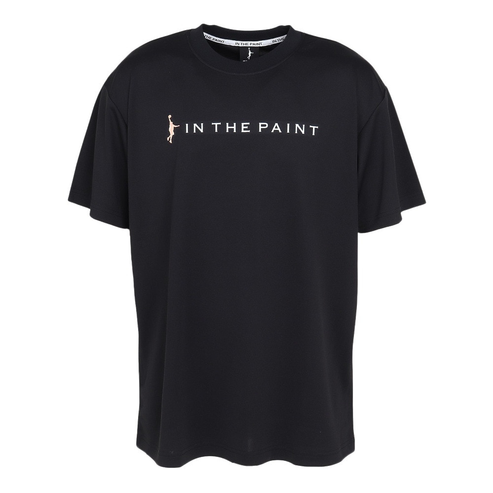 インザペイント（IN THE PAINT）（メンズ、レディース）バスケットボールウェア 半袖Tシャツ ITP24405BLK