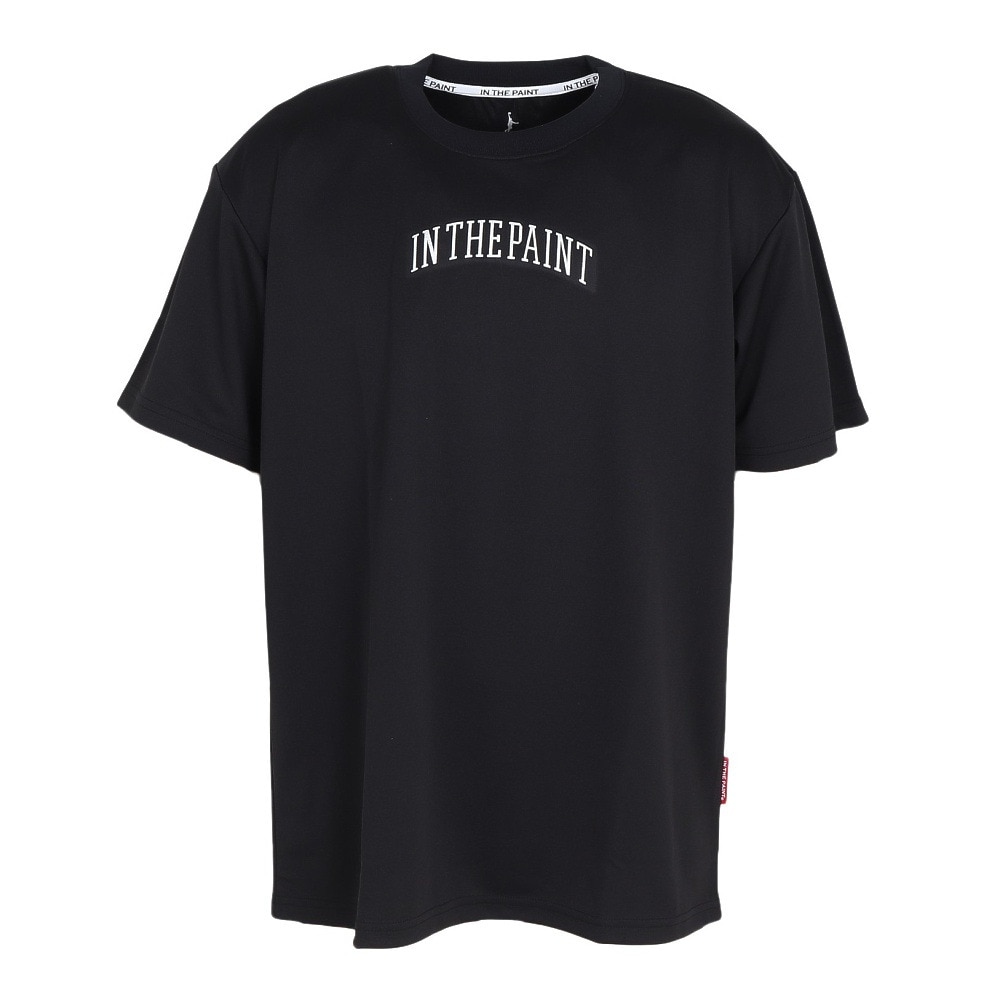 インザペイント（IN THE PAINT）（メンズ、レディース）バスケットボールウェア 半袖Tシャツ ITP24408BLK
