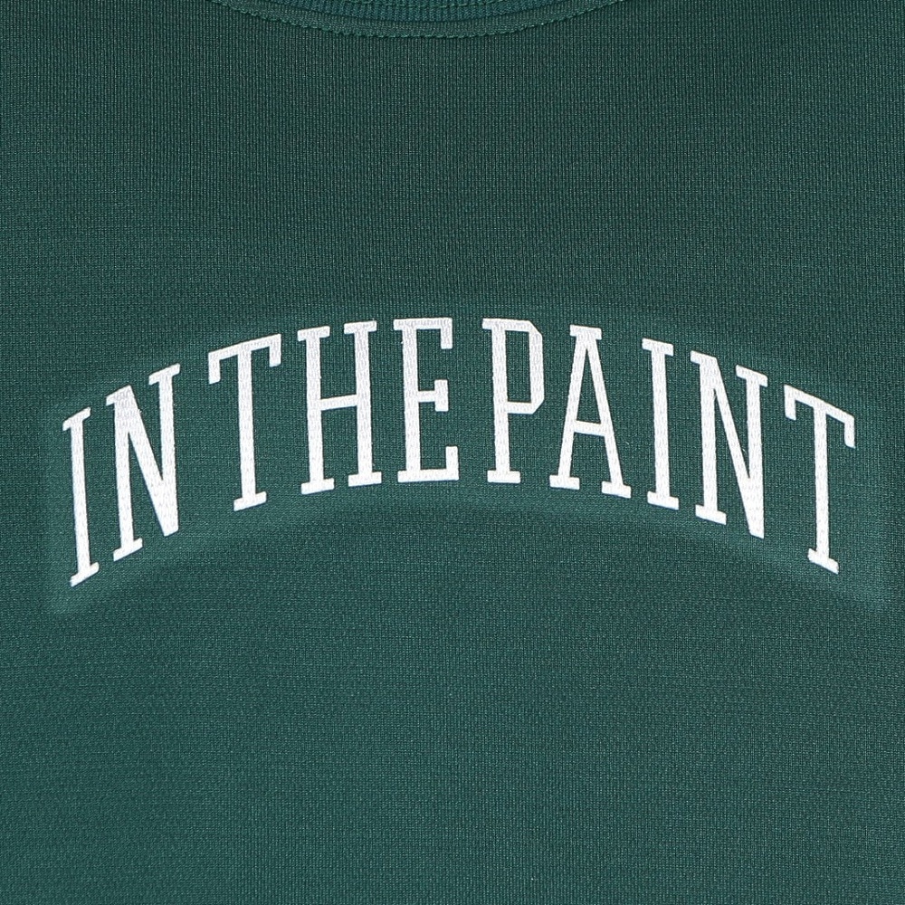 インザペイント（IN THE PAINT）（メンズ、レディース）バスケットボールウェア 半袖Tシャツ ITP24408GRN