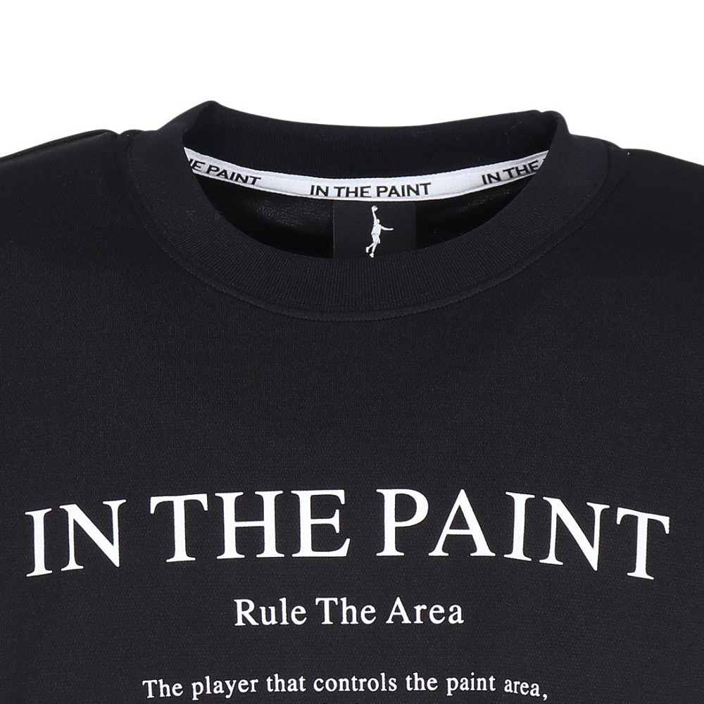 インザペイント（IN THE PAINT）（メンズ、レディース）バスケットボールウェア 半袖Tシャツ ITP24411BLK