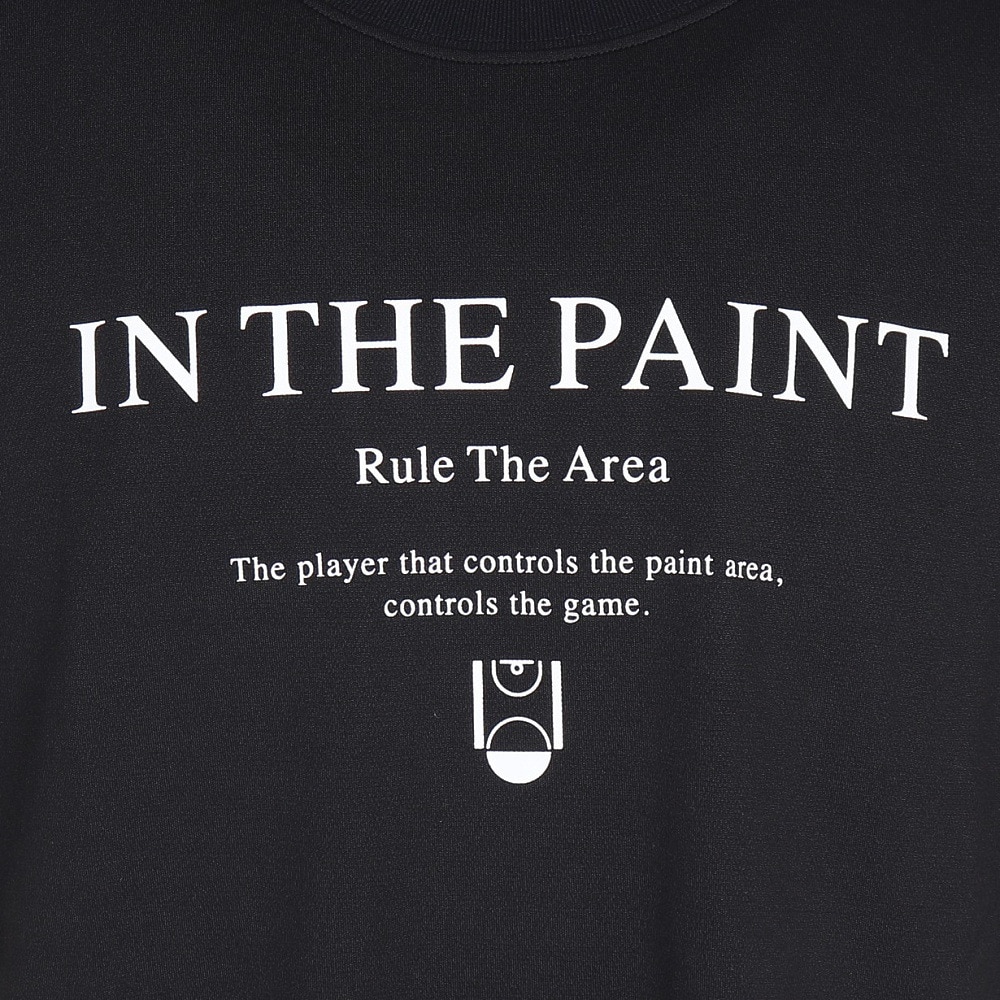 インザペイント（IN THE PAINT）（メンズ、レディース）バスケットボールウェア 半袖Tシャツ ITP24411BLK