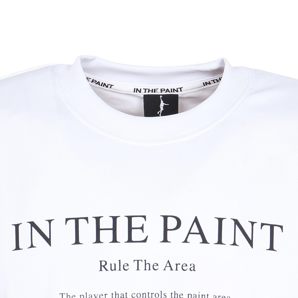 インザペイント（IN THE PAINT）（メンズ、レディース）バスケットボールウェア 半袖Tシャツ ITP24411WHT