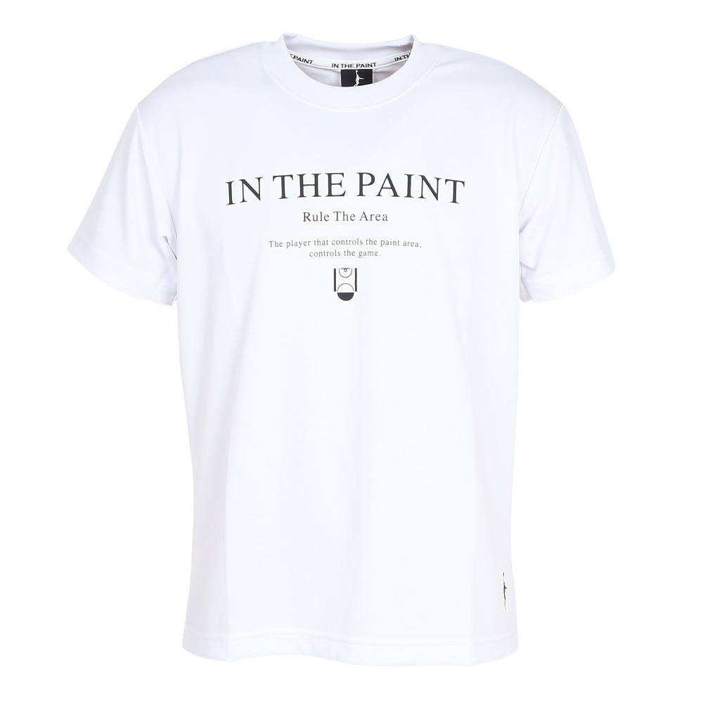 インザペイント（IN THE PAINT）（メンズ、レディース）バスケットボールウェア 半袖Tシャツ ITP24411WHT