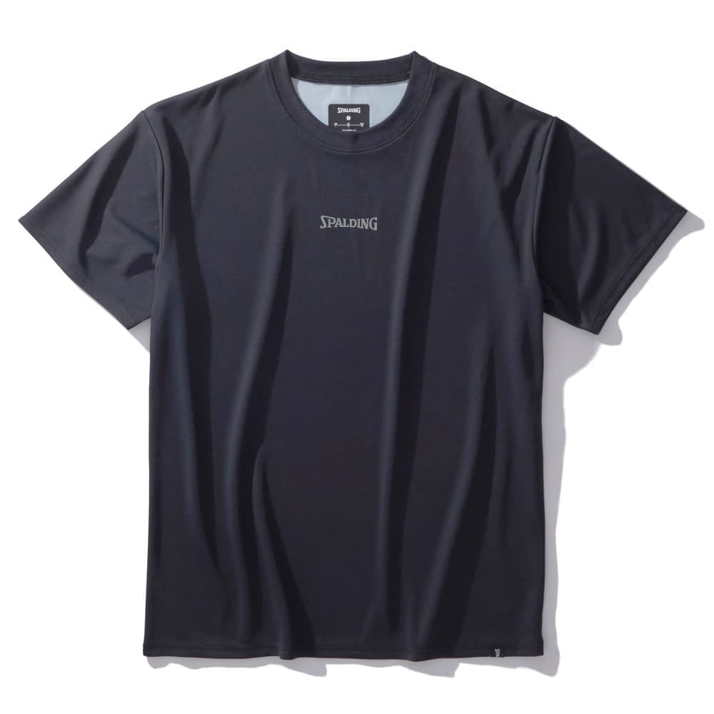 スポルディング（SPALDING）（メンズ、レディース）バスケットボールウェア 半袖Tシャツ ジオメトリック メイドフォーザゲーム SMT24106BK
