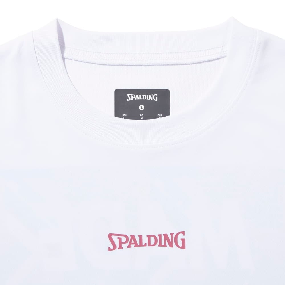 スポルディング（SPALDING）（メンズ、レディース）バスケットボールウェア 半袖Tシャツ ジオメトリック メイドフォーザゲーム SMT24106WH