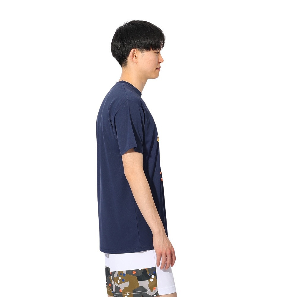 スポルディング（SPALDING）（メンズ、レディース）バスケットボールウェア 半袖Tシャツ スポンジ・ボブ フレッシュ オフ ザ グリル SMT24141SNV