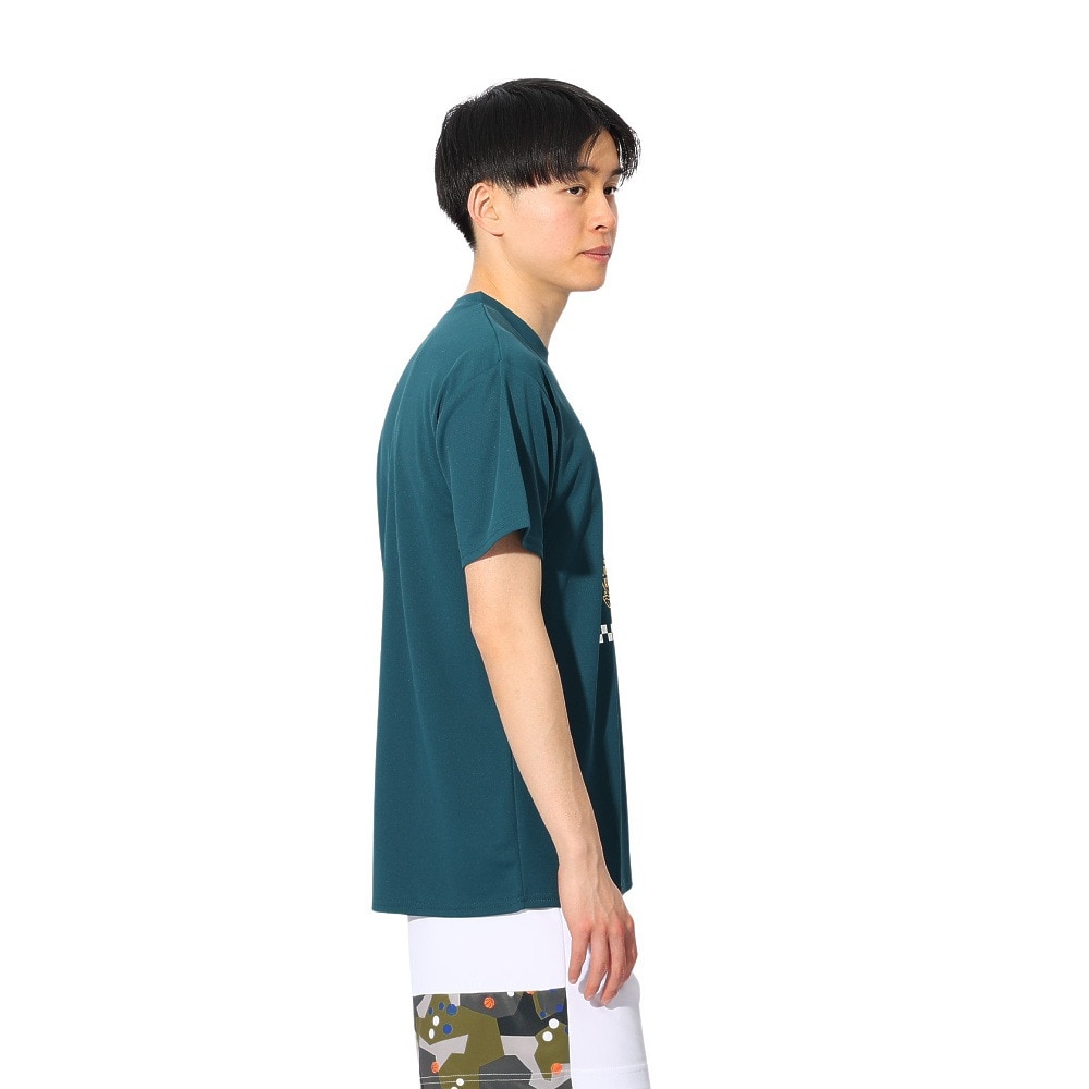 スポルディング（SPALDING）（メンズ、レディース）バスケットボールウェア 半袖Tシャツ スポンジ・ボブ フレッシュ オフ ザ グリル SMT24141SSP