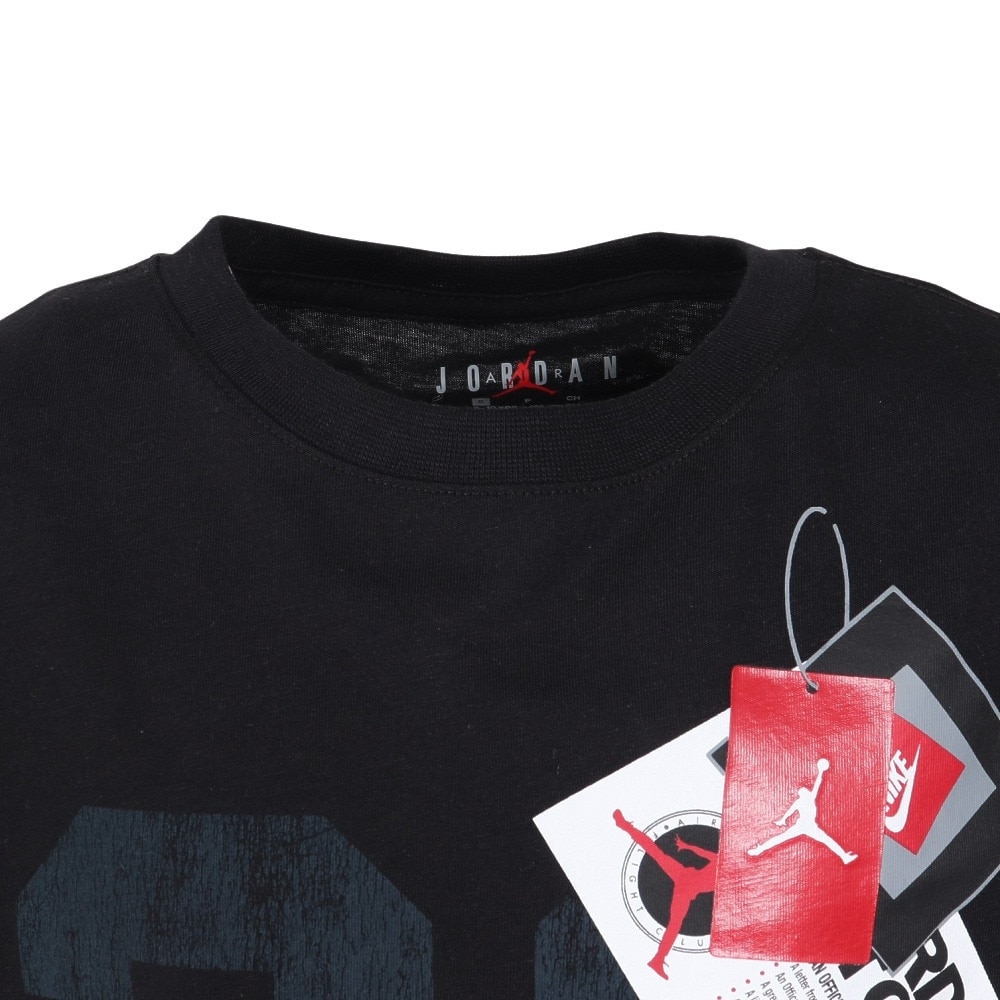 ジョーダン（JORDAN）（キッズ）ジュニア バスケットボールウェア AIR JORDAN WITH TAGS 半袖Tシャツ 95D372-023