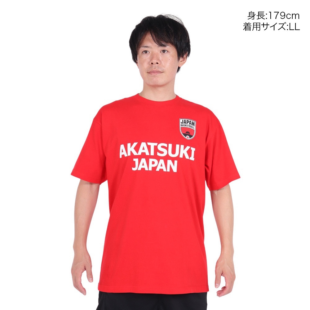 ファナティクス（Fanatics）（メンズ、レディース）バスケットボールウェア AKATSUKI JAPAN N&N Tシャツ 6 比江島慎 アカツキジャパン OT01-23SS-0025-RED-6