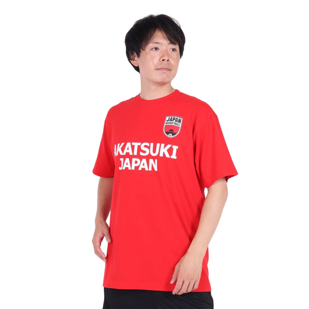 ファナティクス（Fanatics）（メンズ、レディース）バスケットボールウェア AKATSUKI JAPAN N&N Tシャツ 6 比江島慎 アカツキジャパン OT01-23SS-0025-RED-6