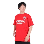 (メンズ、レディース)バスケットボールウェア AKATSUKI JAPAN N&N Tシャツ 6 比江島慎 アカツキジャパン OT01-23SS-0025-RED-6