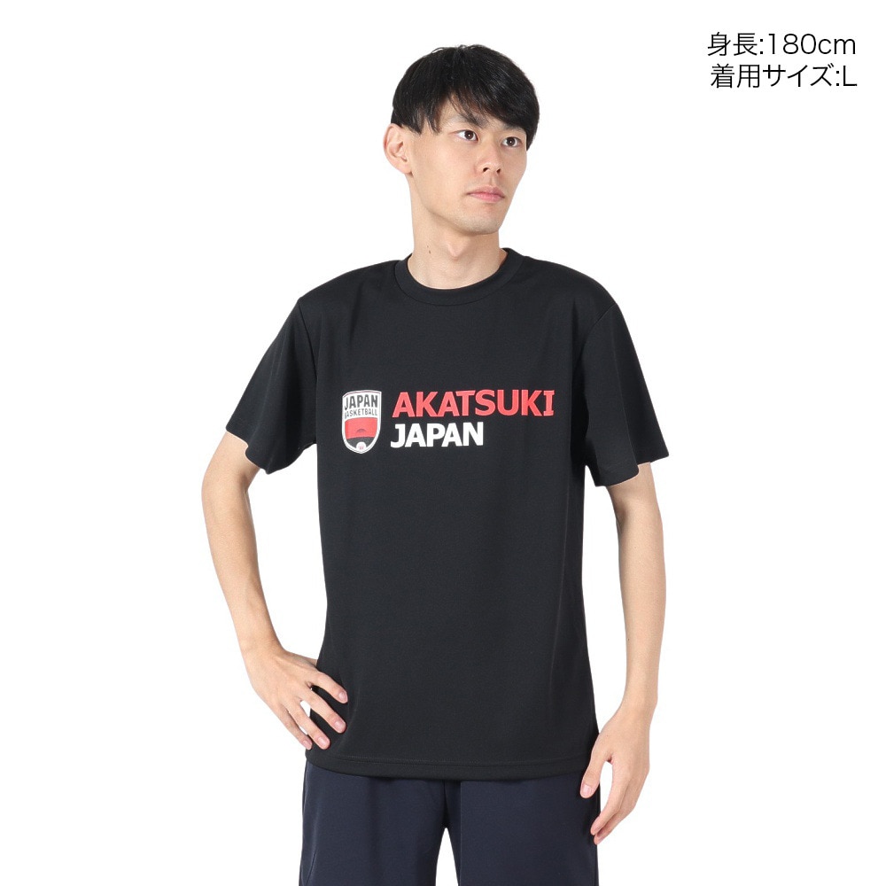 ファナティクス（Fanatics）（メンズ、レディース）バスケットボールウェア AKATSUKI JAPAN ドライTシャツ アカツキジャパン OT0123SS0028-BLK