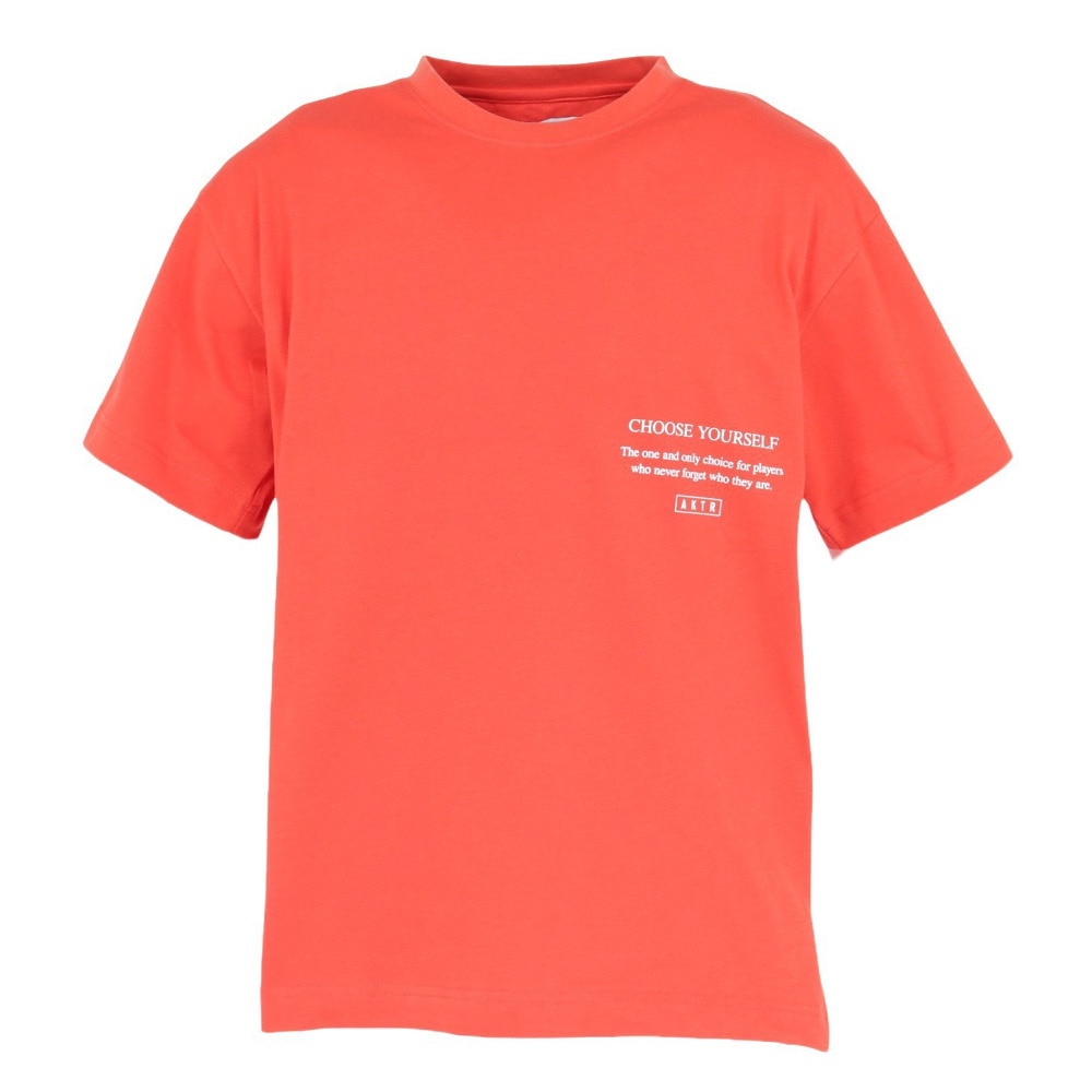アクター（AKTR）（メンズ、レディース）バスケットボールウェア HALFTONE PHOTO Tシャツ 224-004005 OR