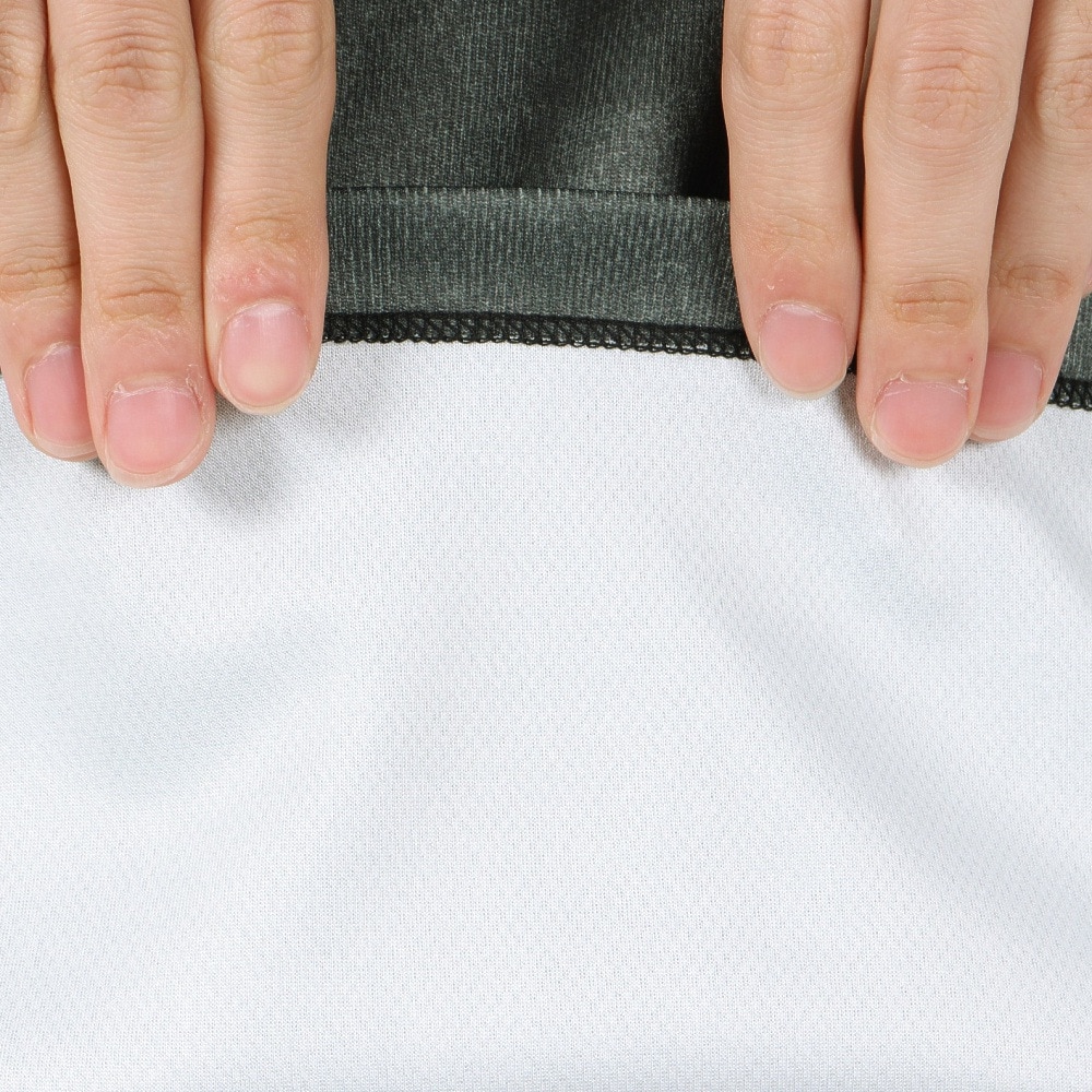 アクター（AKTR）（メンズ）バスケットボールウェア MOCK GARMENT DYED LOOSE FIT SPORTS Tシャツ 224-001005 BK
