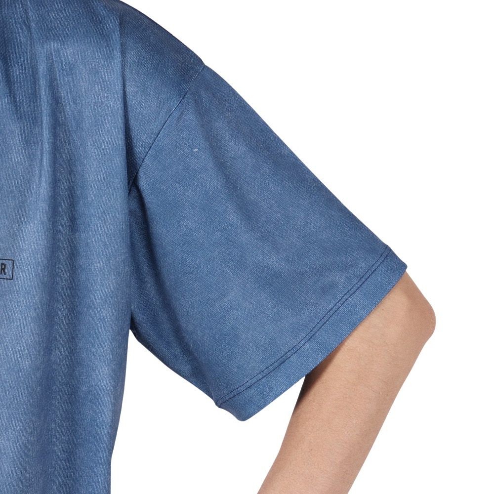 アクター（AKTR）（メンズ）バスケットボールウェア MOCK GARMENT DYED LOOSE FIT SPORTS Tシャツ 224-001005 BL