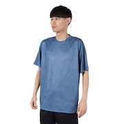 (メンズ)バスケットボールウェア MOCK GARMENT DYED LOOSE FIT SPORTS Tシャツ 224-001005 BL