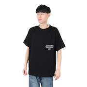 (メンズ、レディース)バスケットボールウェア HTP 半袖Tシャツ 224-004005 BK