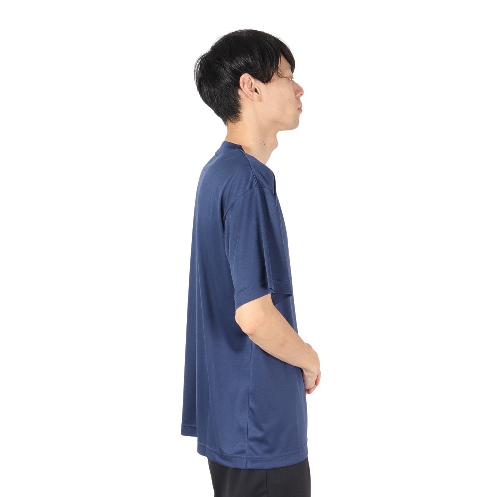 アクター（AKTR）（メンズ、レディース）バスケットボールウェア ロゴ スポーツ Tシャツ 224-039005 NV