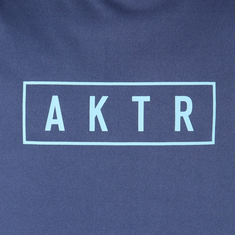 アクター（AKTR）（メンズ、レディース）バスケットボールウェア ロゴ スポーツ Tシャツ 224-039005 NV