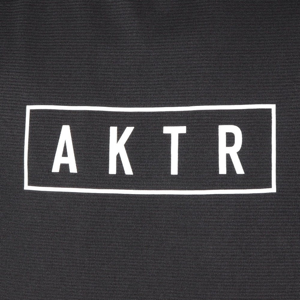 アクター（AKTR）（メンズ、レディース）バスケットボールウェア ベーシック ロゴ スポーツ Tシャツ 524-009005 BK