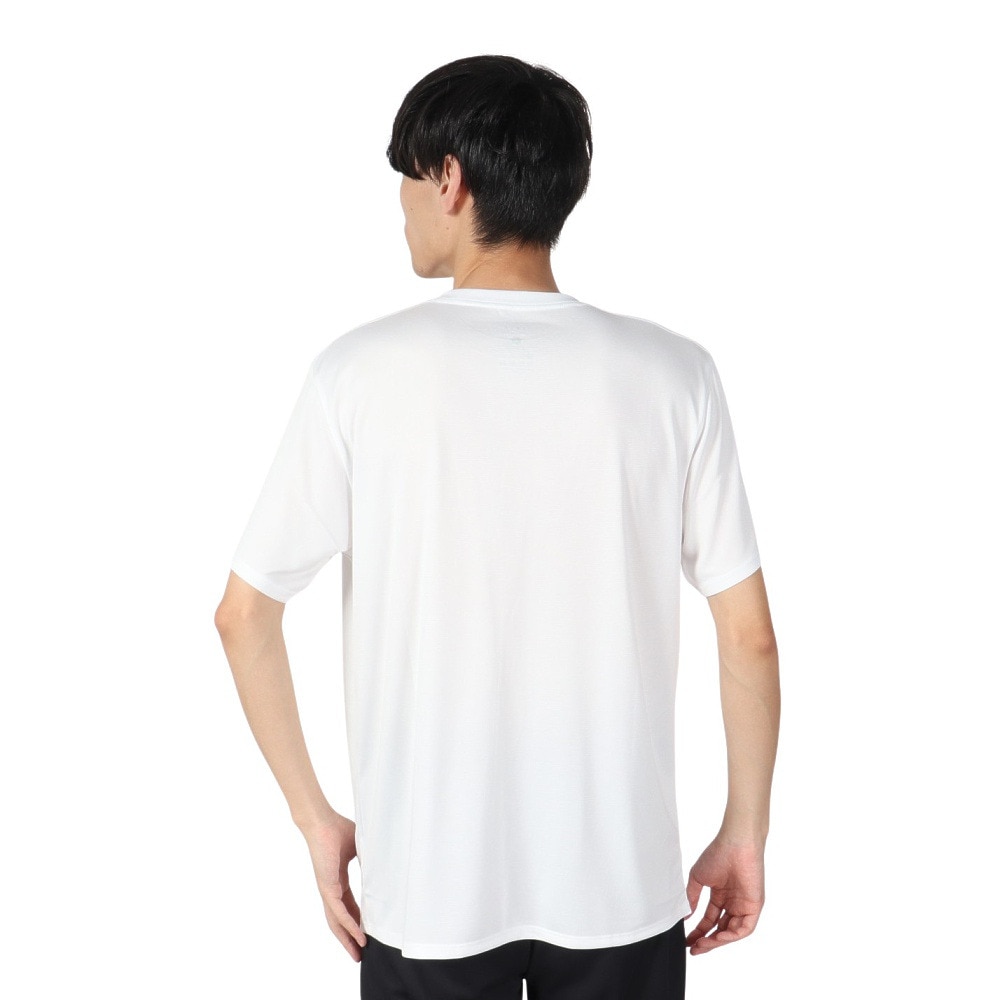アクター（AKTR）（メンズ、レディース）バスケットボールウェア ベーシック ロゴ スポーツ Tシャツ 524-009005 WH