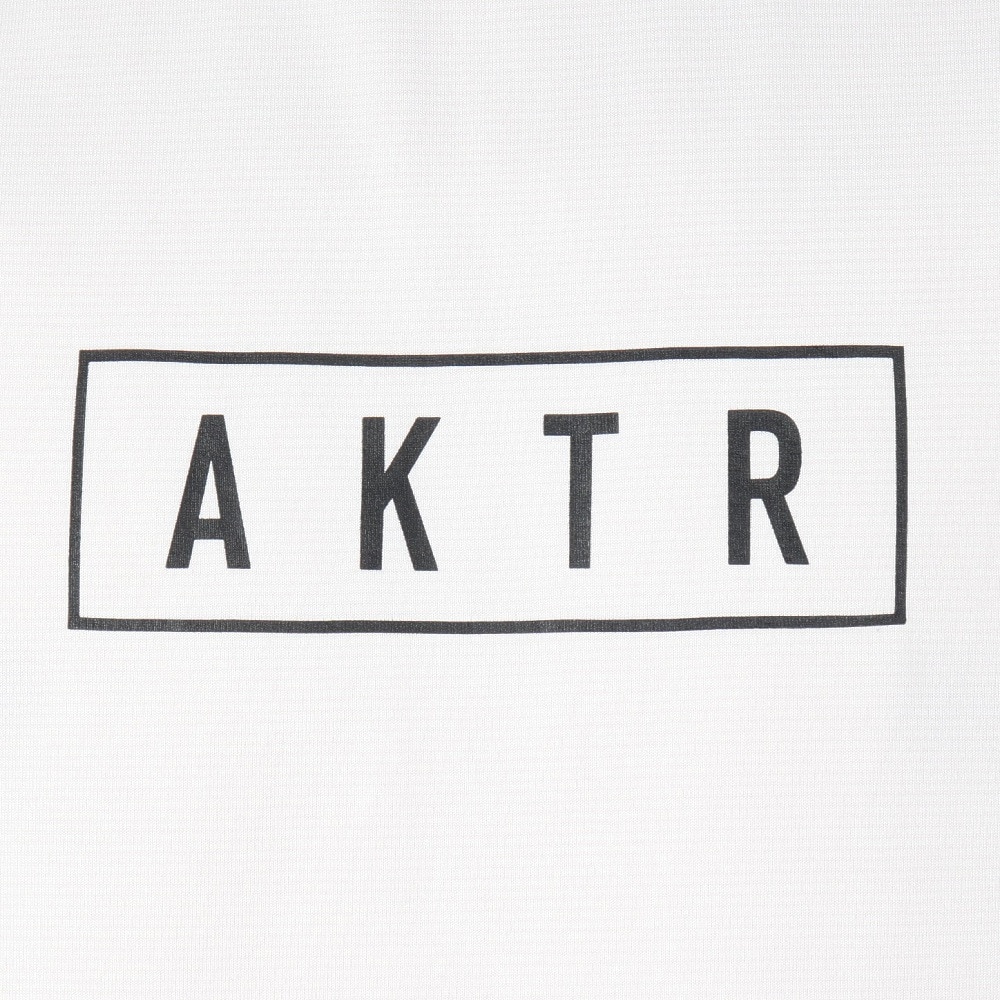 アクター（AKTR）（メンズ、レディース）バスケットボールウェア ベーシック ロゴ スポーツ Tシャツ 524-009005 WH