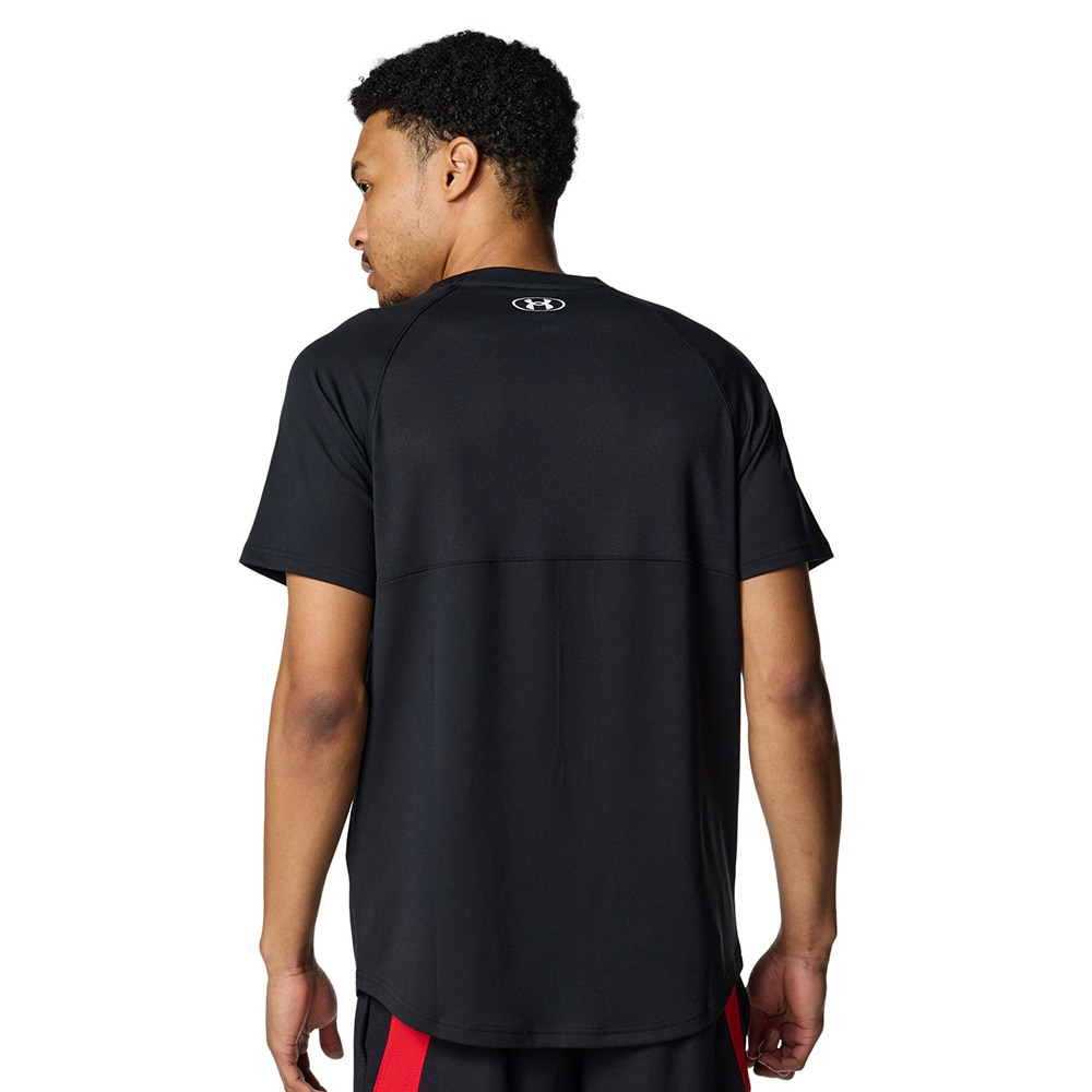 アンダーアーマー（UNDER ARMOUR）（メンズ）バスケットボールウェア テック ロゴ ショートスリーブ Tシャツ 6001281 001
