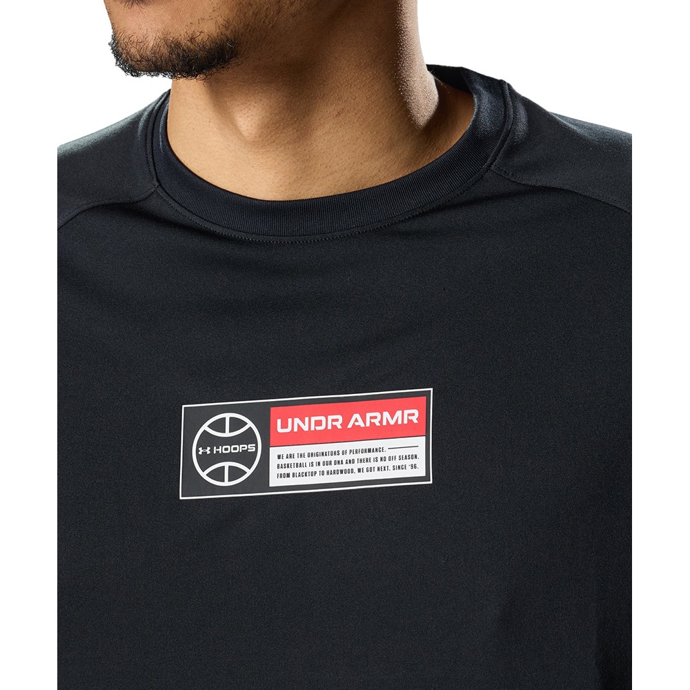 アンダーアーマー（UNDER ARMOUR）（メンズ）バスケットボールウェア テック ロゴ ショートスリーブ Tシャツ 6001281 001