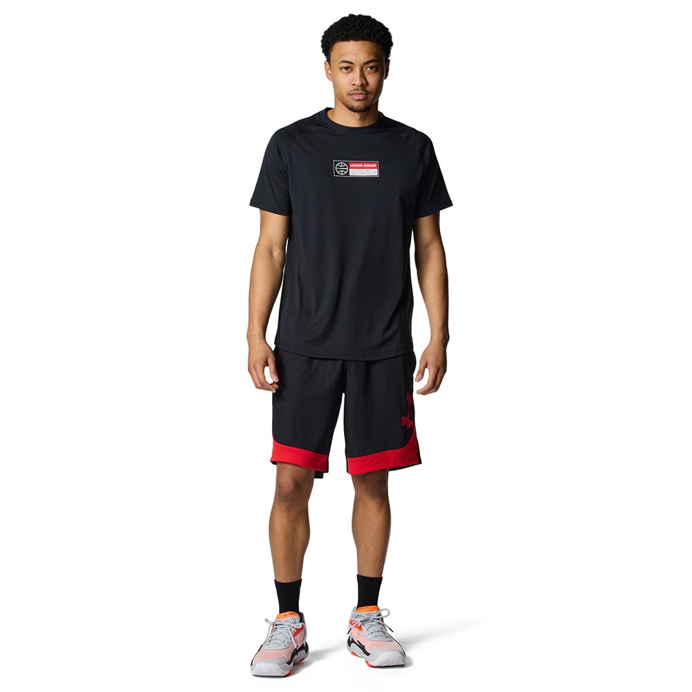 アンダーアーマー（UNDER ARMOUR）（メンズ）バスケットボールウェア テック ロゴ ショートスリーブ Tシャツ 6001281 001