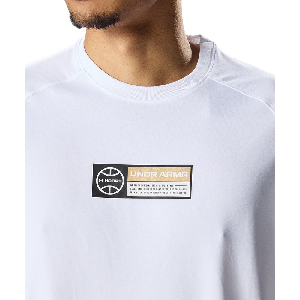 アンダーアーマー（UNDER ARMOUR）（メンズ）バスケットボールウェア テック ロゴ ショートスリーブ Tシャツ 6001281 100