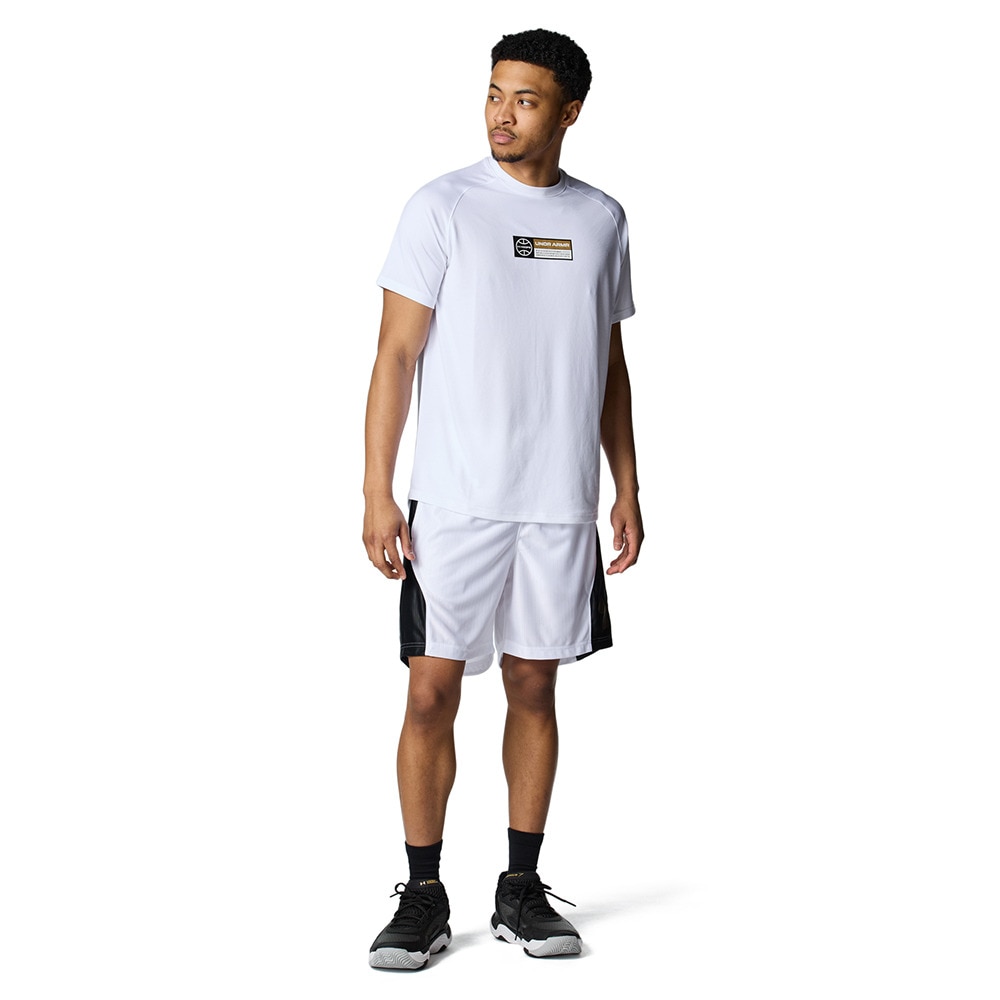 アンダーアーマー（UNDER ARMOUR）（メンズ）バスケットボールウェア テック ロゴ ショートスリーブ Tシャツ 6001281 100