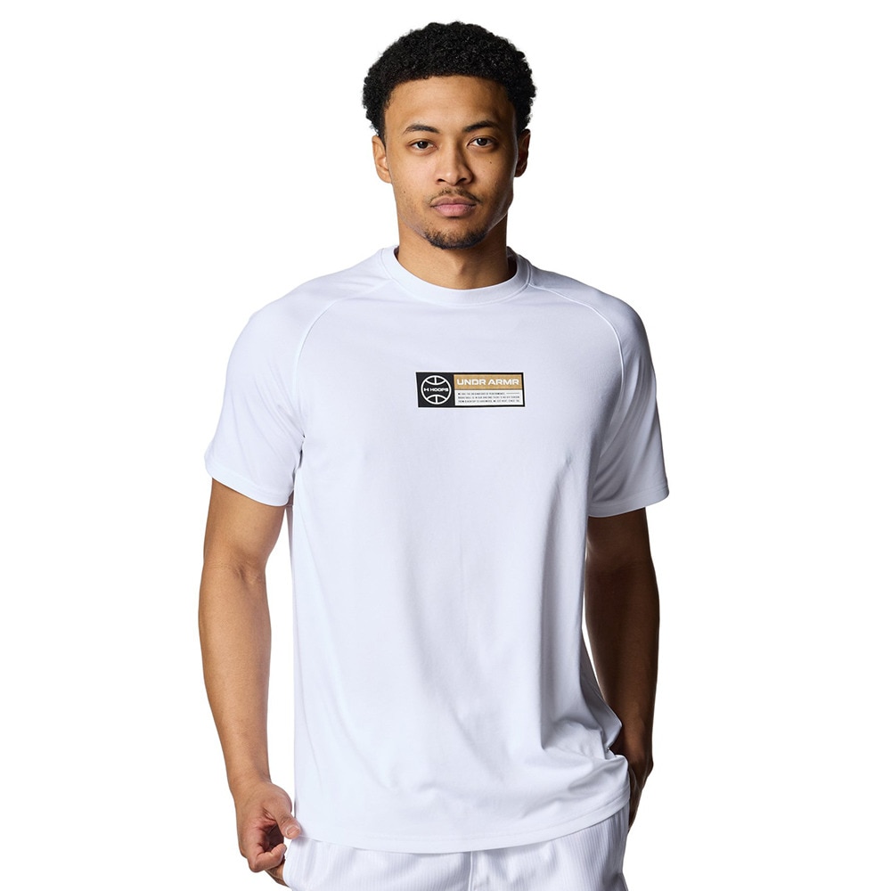 アンダーアーマー（UNDER ARMOUR）（メンズ）バスケットボールウェア テック ロゴ ショートスリーブ Tシャツ 6001281 100