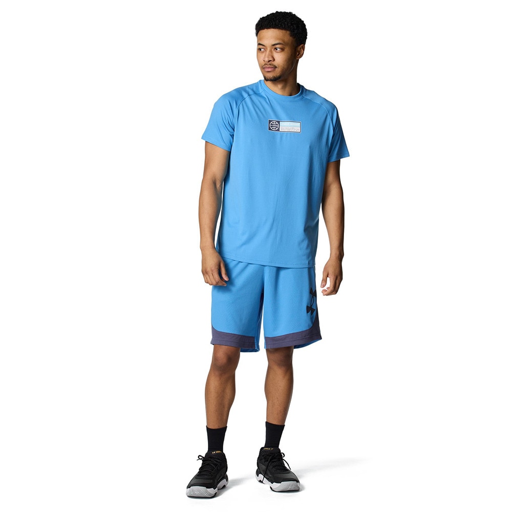 アンダーアーマー（UNDER ARMOUR）（メンズ）バスケットボールウェア テック ロゴ ショートスリーブ Tシャツ 6001281 452