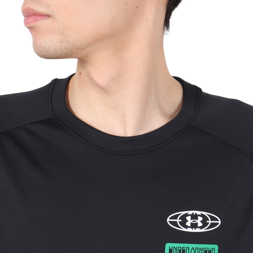 アンダーアーマー（UNDER ARMOUR）（メンズ）【新商品】 バスケットボールウェア テック グラフィック 半袖Tシャツ 6001282 001