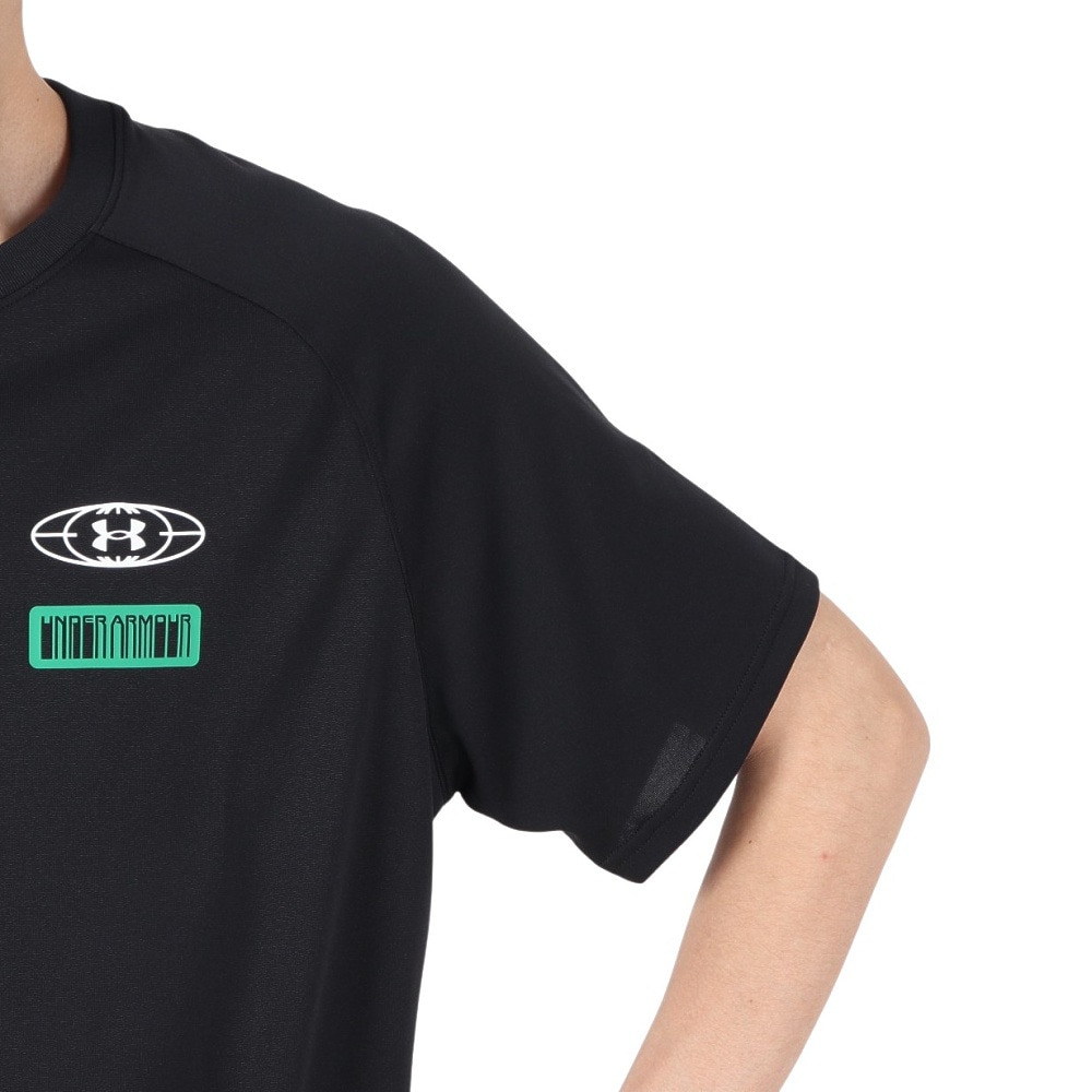 アンダーアーマー（UNDER ARMOUR）（メンズ）【新商品】 バスケットボールウェア テック グラフィック 半袖Tシャツ 6001282 001