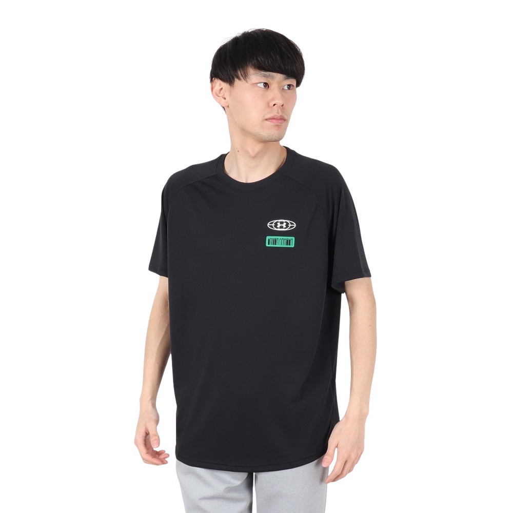 アンダーアーマー（UNDER ARMOUR）（メンズ）【新商品】 バスケットボールウェア テック グラフィック 半袖Tシャツ 6001282 001