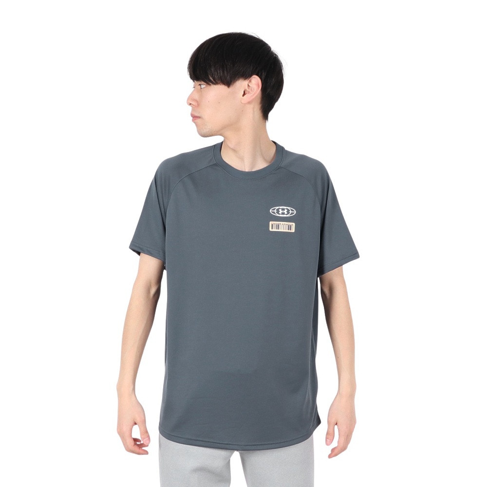 アンダーアーマー（UNDER ARMOUR）（メンズ）【新商品】 バスケットボールウェア UAテック グラフィック ショートスリーブ Tシャツ 6001282 044