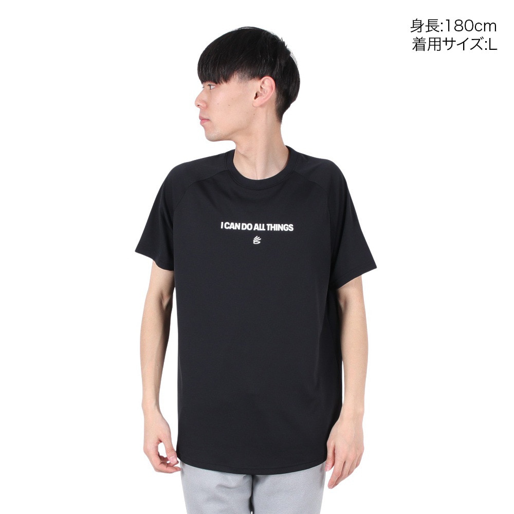 アンダーアーマー（UNDER ARMOUR）（メンズ）バスケットボールウェア カリー テック ロゴ ショートスリーブ Tシャツ 6001284 001