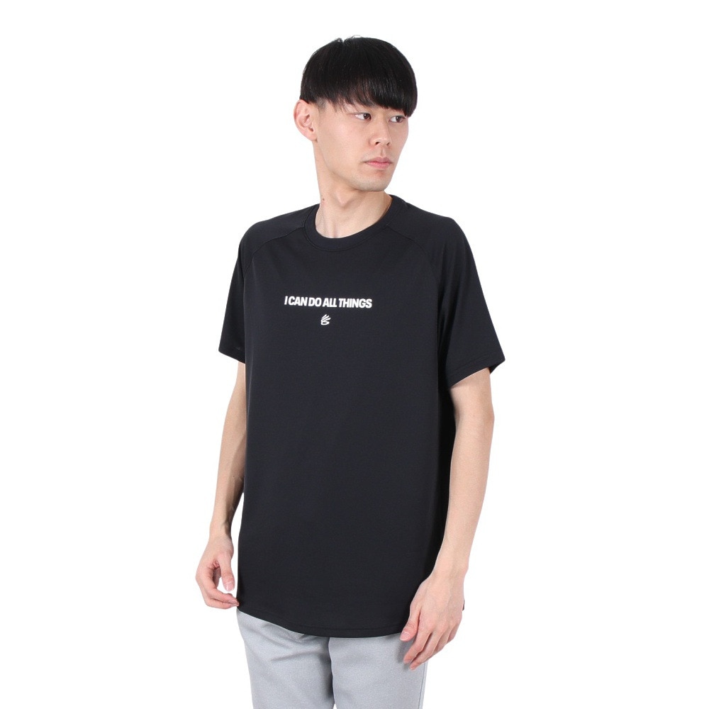 アンダーアーマー（UNDER ARMOUR）（メンズ）バスケットボールウェア カリー テック ロゴ ショートスリーブ Tシャツ 6001284 001