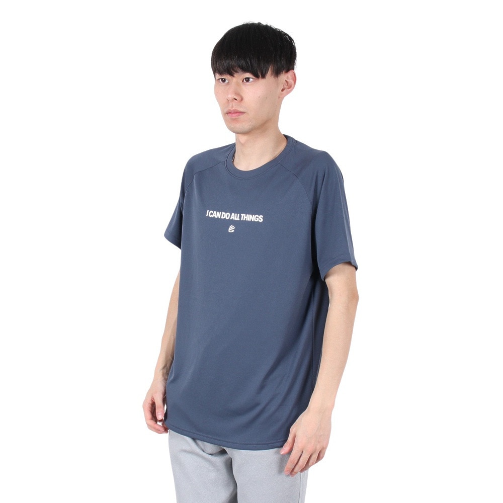 アンダーアーマー（UNDER ARMOUR）（メンズ）【新商品】 バスケットボールウェア カリー テック ロゴ ショートスリーブ Tシャツ 6001284 044