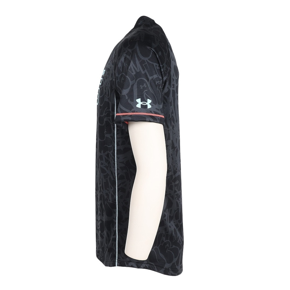 アンダーアーマー（UNDER ARMOUR）（メンズ）バスケットボールウェア UAテック ゾーン プロ プリント ショートスリーブ Tシャツ 6003638 001