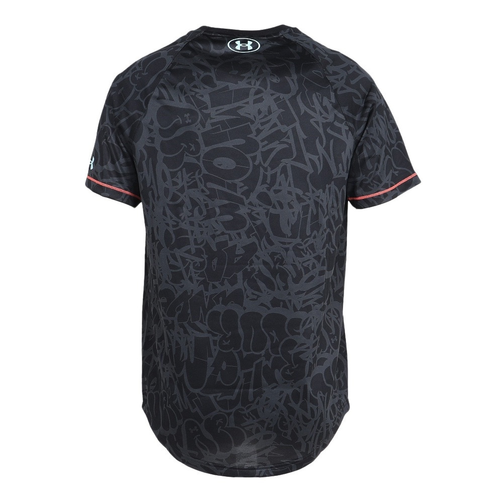 アンダーアーマー（UNDER ARMOUR）（メンズ）バスケットボールウェア UAテック ゾーン プロ プリント ショートスリーブ Tシャツ 6003638 001