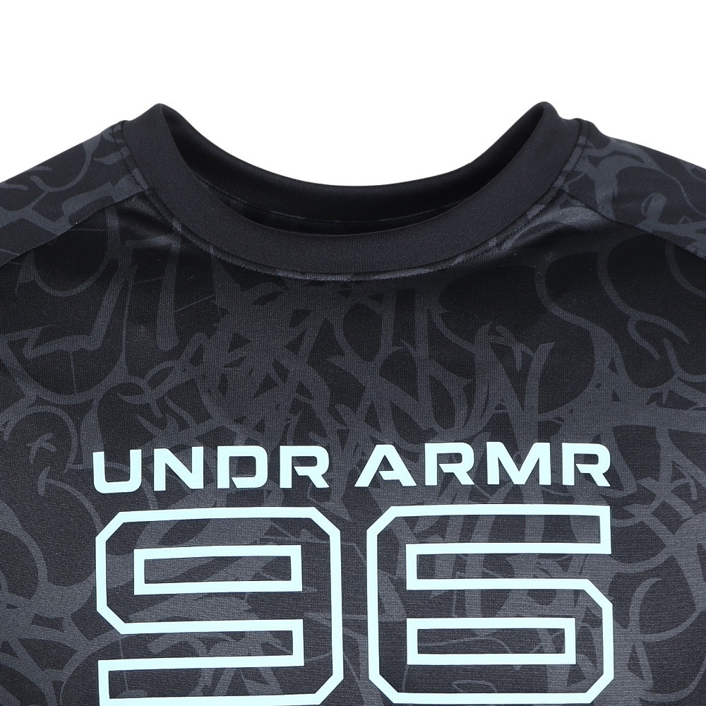 アンダーアーマー（UNDER ARMOUR）（メンズ）バスケットボールウェア UAテック ゾーン プロ プリント ショートスリーブ Tシャツ 6003638 001
