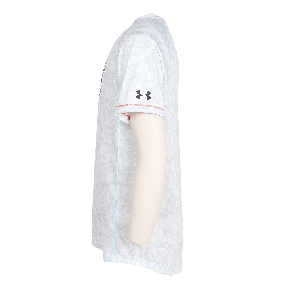 アンダーアーマー（UNDER ARMOUR）（メンズ）バスケットボールウェア UAテック ゾーン プロ プリント ショートスリーブ Tシャツ 6003638 100