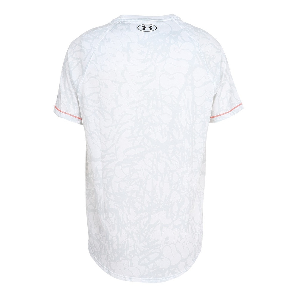 アンダーアーマー（UNDER ARMOUR）（メンズ）バスケットボールウェア UAテック ゾーン プロ プリント ショートスリーブ Tシャツ 6003638 100