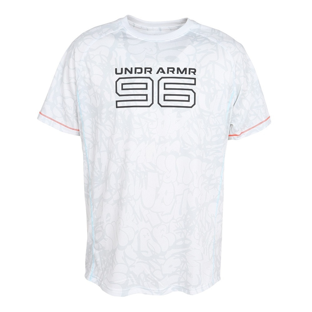 アンダーアーマー（UNDER ARMOUR）（メンズ）バスケットボールウェア UAテック ゾーン プロ プリント ショートスリーブ Tシャツ 6003638 100